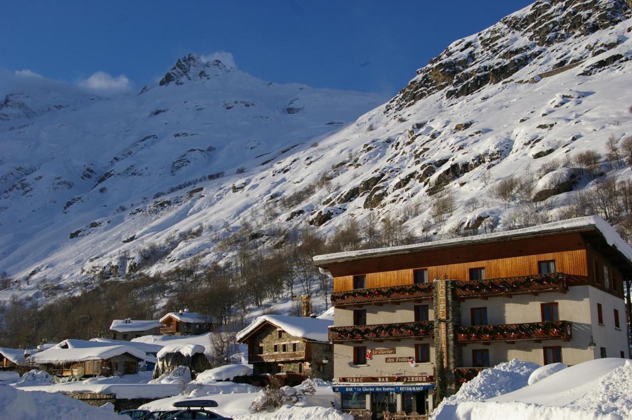 Hotel Du Glacier Des Evettes บอนเนวัล-ซัวร์-อาร์ค ภายนอก รูปภาพ