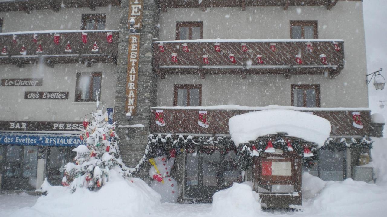 Hotel Du Glacier Des Evettes บอนเนวัล-ซัวร์-อาร์ค ภายนอก รูปภาพ