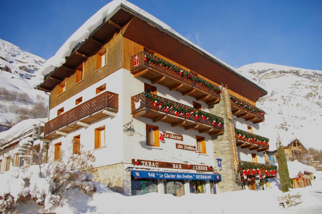 Hotel Du Glacier Des Evettes บอนเนวัล-ซัวร์-อาร์ค ภายนอก รูปภาพ